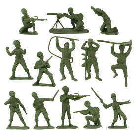 bmctoys-german-soldier-gray-figures: precise detail for classroom displays and diorama setups