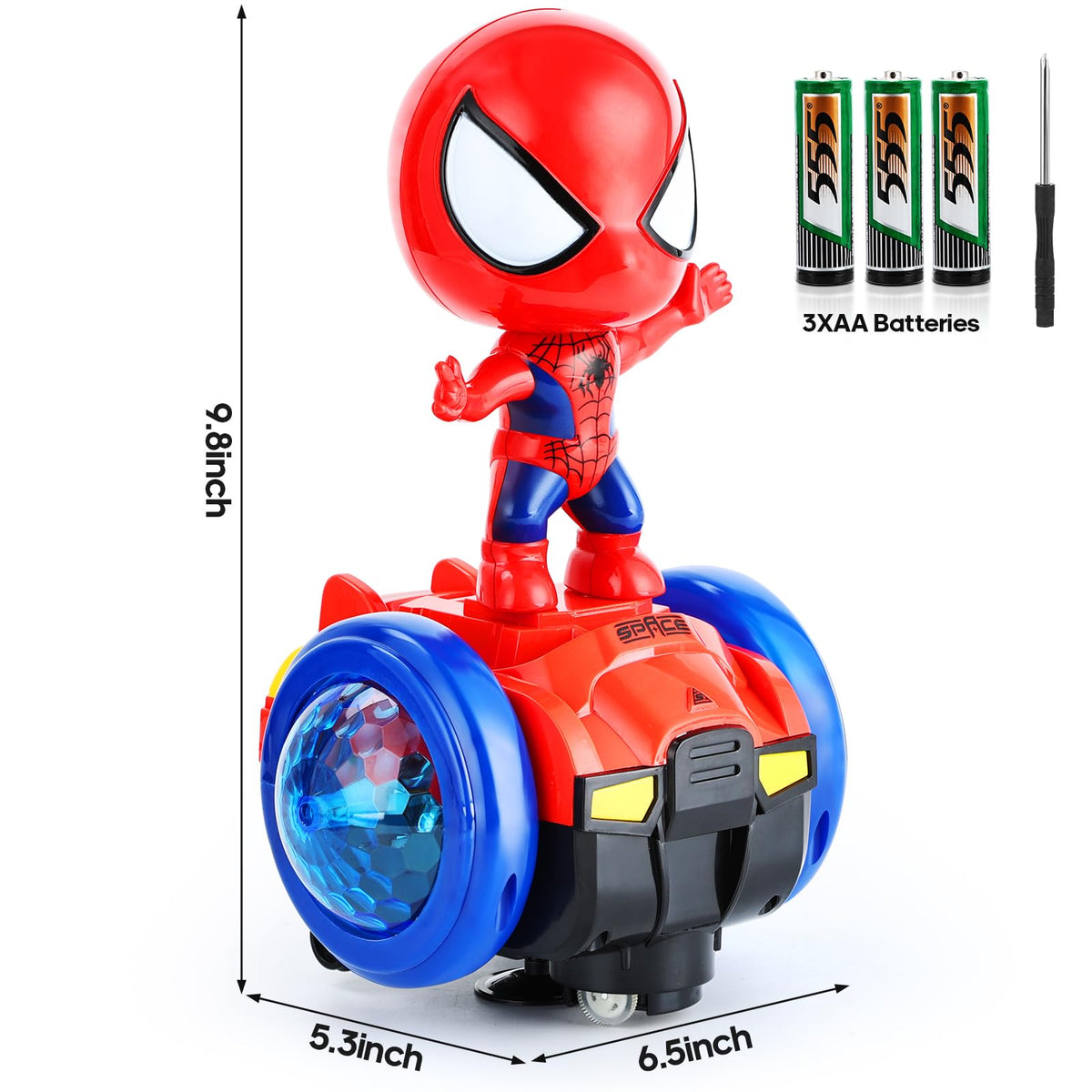 Light-up BMESSE toy car ideal for engaging play sessions