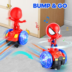Smart bump-and-go BMESSE car changing direction on contact