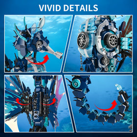 BNG Seahorse model in bold blue hue complements modern interiors.