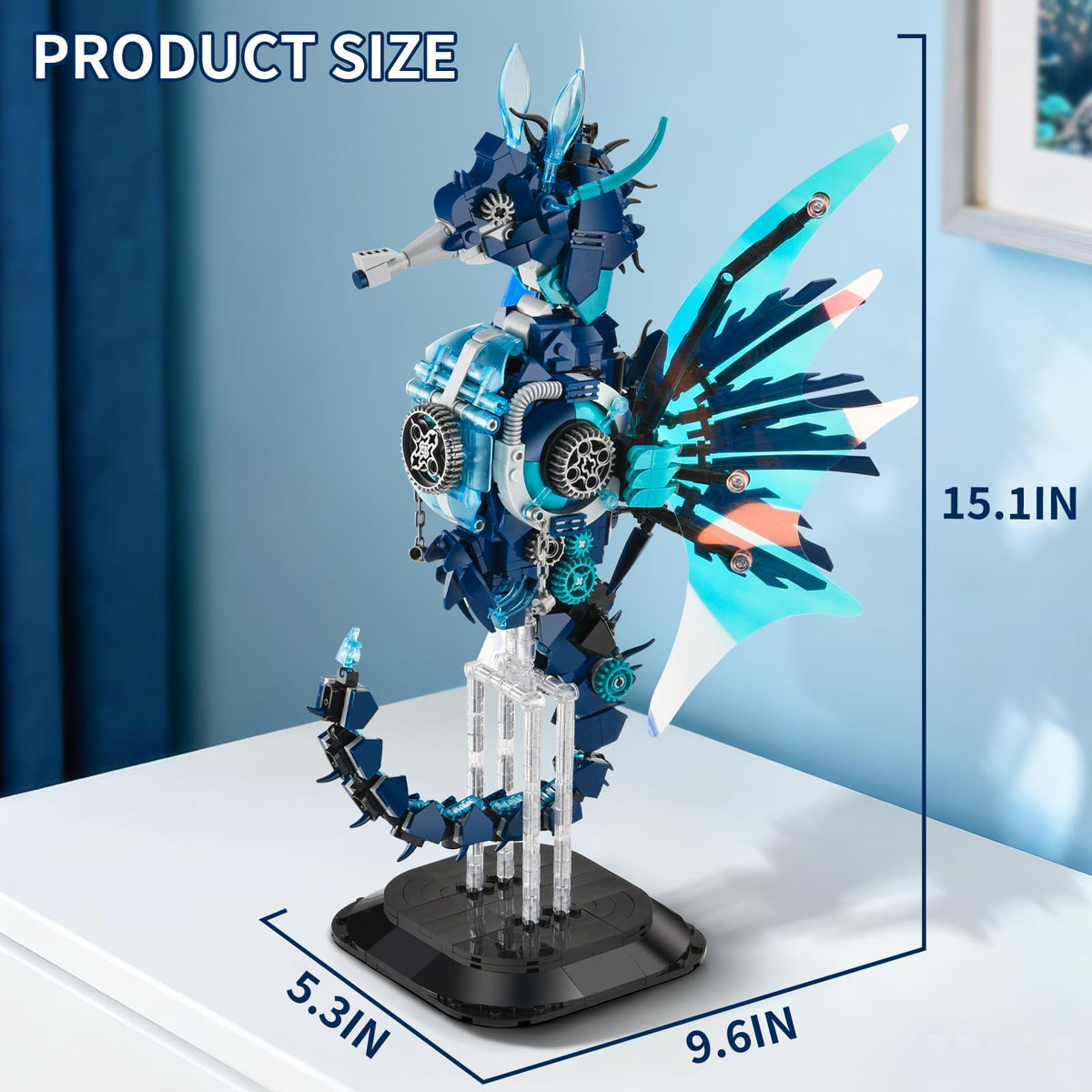 BNG Seahorse collectible adds to ocean-themed collections or desk displays.