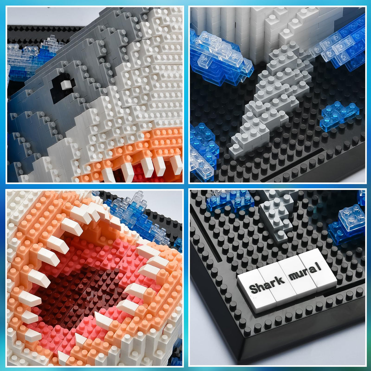 BNG Shark wall art size 9.65 inch fits compact rooms without crowding walls.