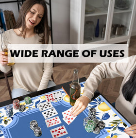 BNHJKFQZ 31.5-inch square mat fits most tables for versatile use.