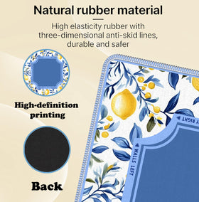 BNHJKFQZ soft polyester surface provides quiet, smooth play.