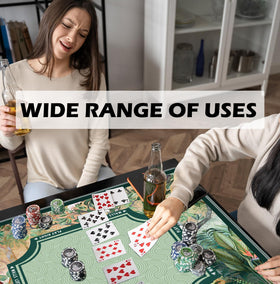 BNHJKFQZ Neutral-design Mahjong Table Mat suits any room style.