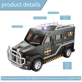 Bo-Toys Raywer password-protected piggy bank with customizable code