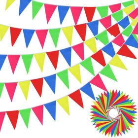 Boao rainbow triangle pennant banner flags brighten parties and outdoor celebrations