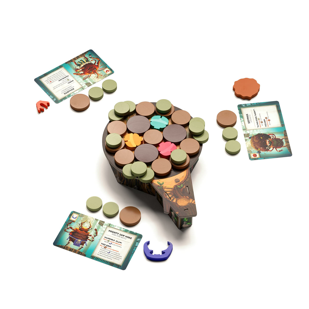 Board Game Tables.com Allplay Kabuto Sumo multiple characters unlock varied strategies