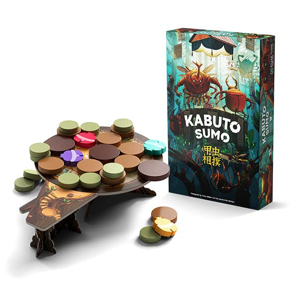 Board Game Tables.com Allplay Kabuto Sumo setup fits two to four players