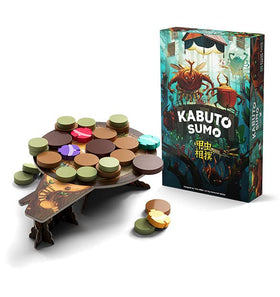 Board Game Tables.com Allplay Kabuto Sumo setup fits two to four players