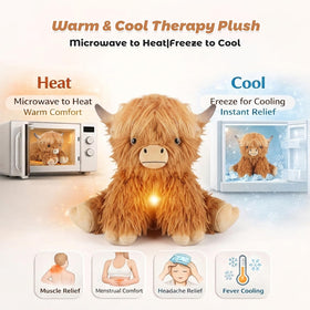 Bobbie & Laxi Highland Cow with fringe invites imaginative styling.