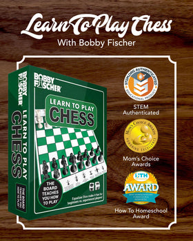 Bobby Fischer folding chess board for easy transport and storage