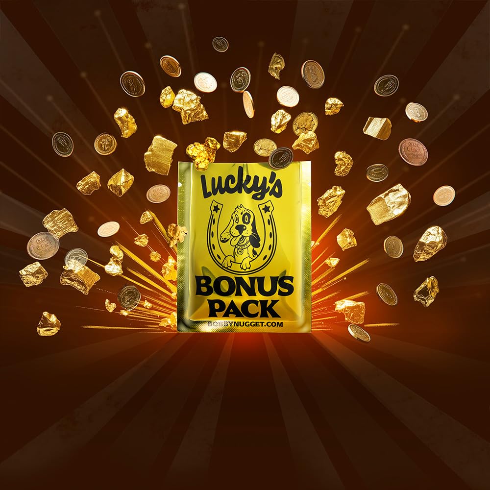 Authentic California gold paydirt from Bobby Nugget for a genuine prospecting experience.