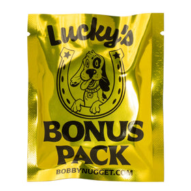 Lucky’s bonus prize visible in Bobby Nugget paydirt, adding excitement to the hunt.