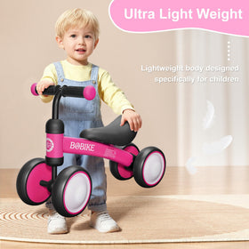 Bobike Baby Balance Bike seat close-up emphasizing comfortable seating