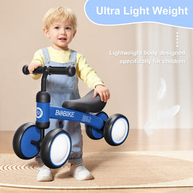 Bobike baby balance bike toy rear view highlights sturdy frame.