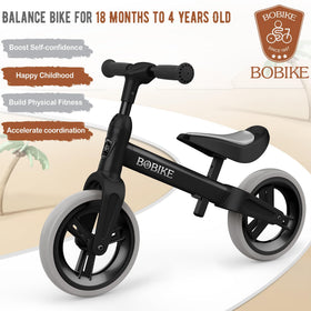 Bobike durable carbon steel frame provides sturdy handling for adventures.