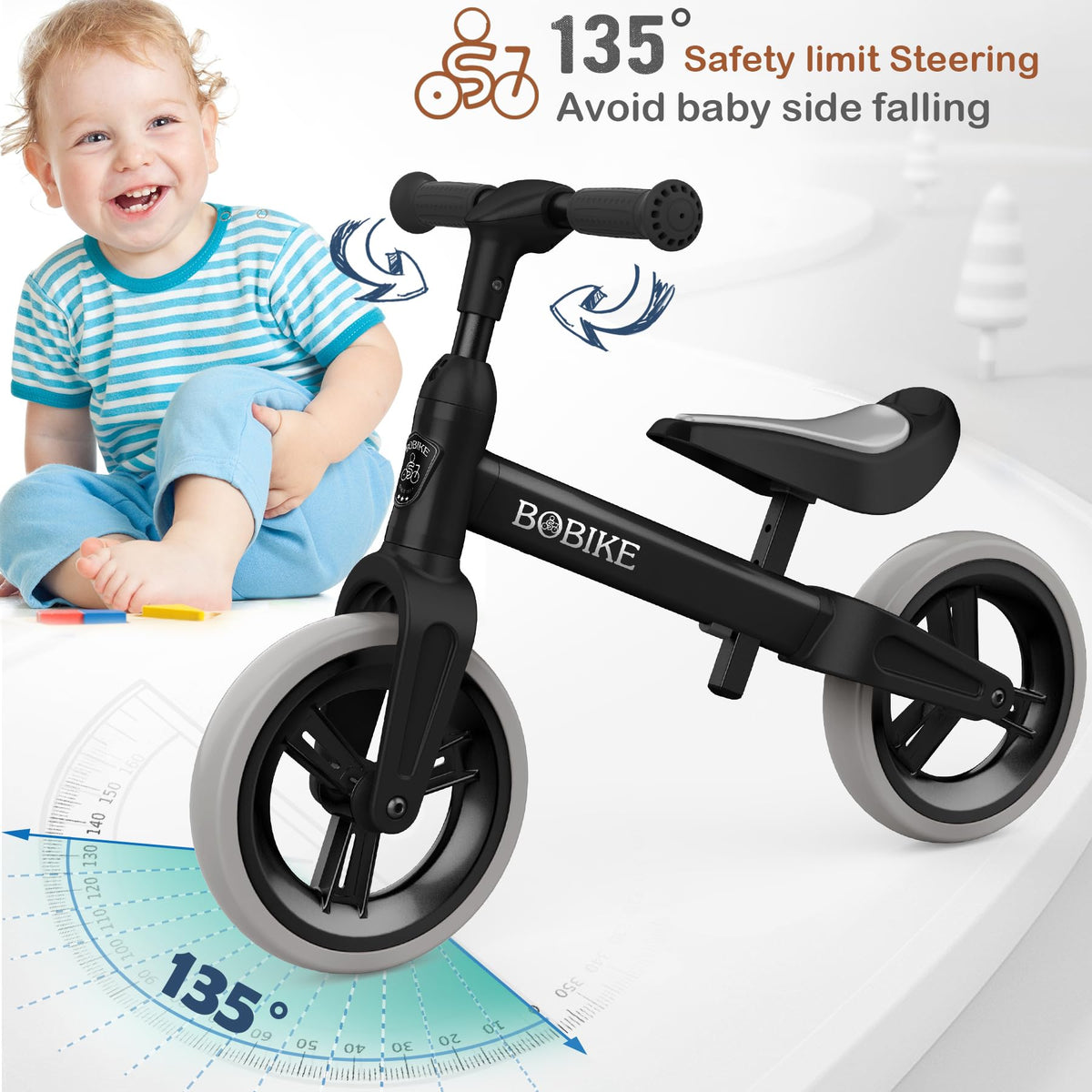 Bobike no-pedal training design helps early balance and confidence.