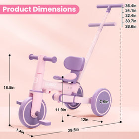 Bobike tricycle supports indoor and outdoor adventures for growing kids.