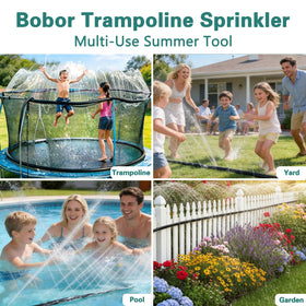 Bobor Trampoline Sprinkler after-sales support helps resolve issues.