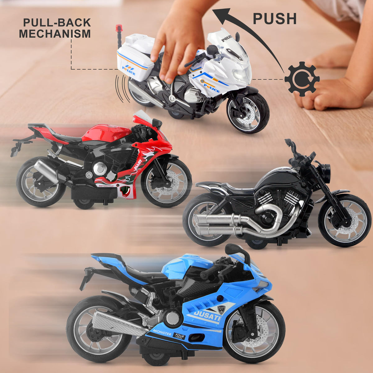 BOBUEXER safe, durable alloy and ABS build for active toddlers.