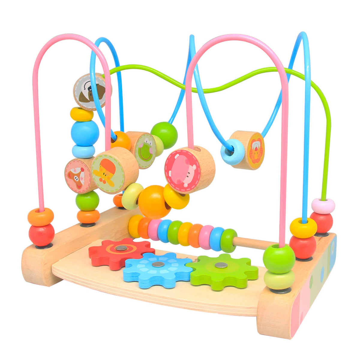 Boby bead maze uses FSC-certified wood for durability and eco-friendly construction.