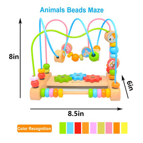 Boby bead maze smooth edge design ensures safe exploration for curious toddlers.