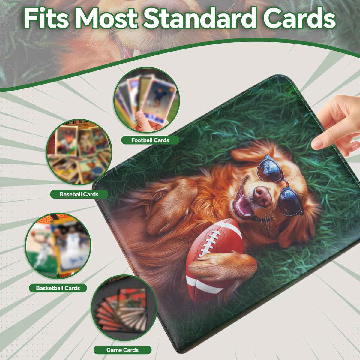 Bocenaia card sleeves offer clear visibility for efficient sorting