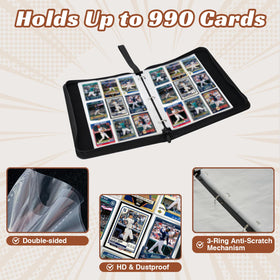 Bocenaia card binder wrist strap makes carrying to games effortless