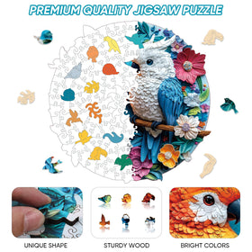 BODHIPNJOY animal shape puzzle highlights unique shapes for creative play.