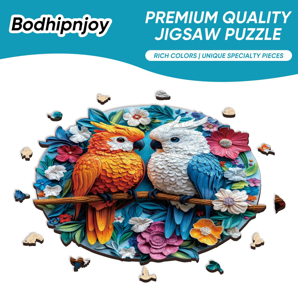 BODHIPNJOY Mother's Day gift puzzle offers thoughtful, engaging pastime.