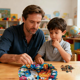 BODHIPNJOY parrot design puzzle adds colorful decor-friendly charm.