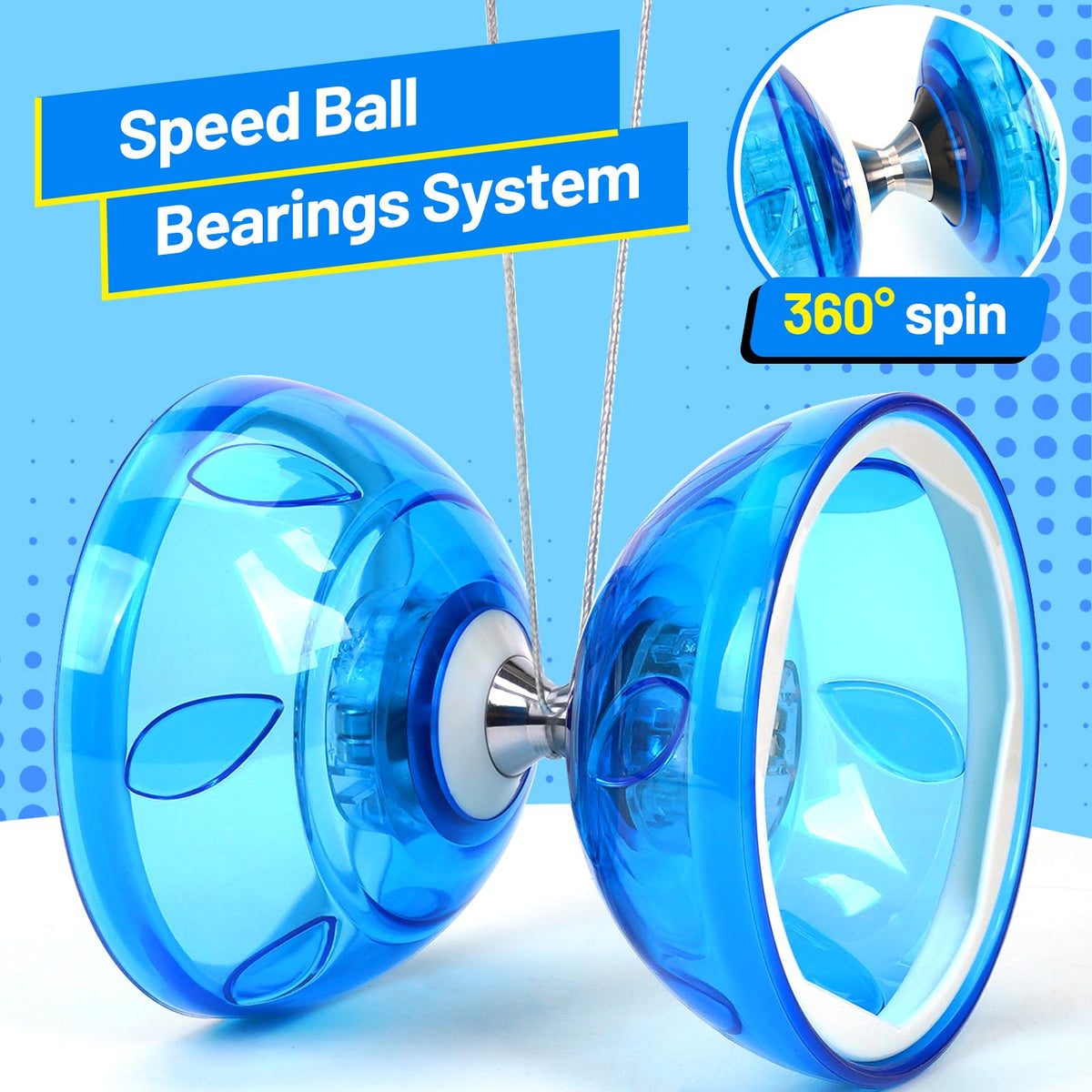 BodyRhythm fiberglass sticks are lightweight and sturdy for smooth spins.