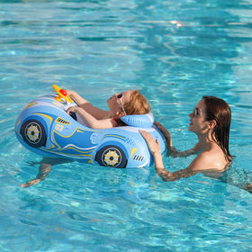 BOffer durable PVC 0.35mm toddler float for long-lasting water play