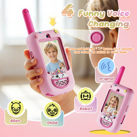 BOFIDAR long-range walkie talkie reaches 1000 ft for synchronized outdoor play
