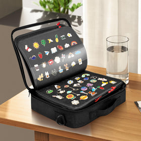 BOHEMIABY thick felt cover protects pins during transit.