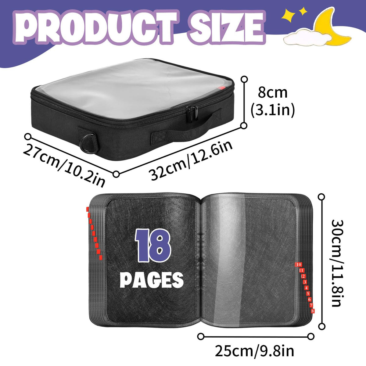 BOHEMIABY collection pages labeled 1–18 for fast pin finding.