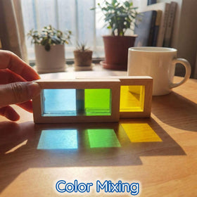 BOHS Rainbow blocks helping kids identify shapes like circles and triangles