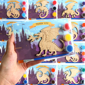 BOIKOKY dragon magnet kit — ready-to-paint keepsakes for kids.