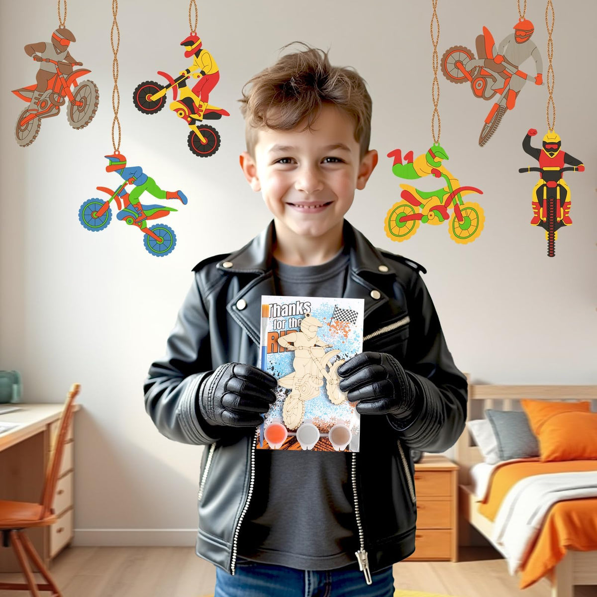 BOIKOKY hanging hole and jute string for easy display