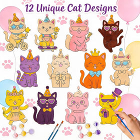 BOIKOKY kitten designs featuring party-ready cartoon cats
