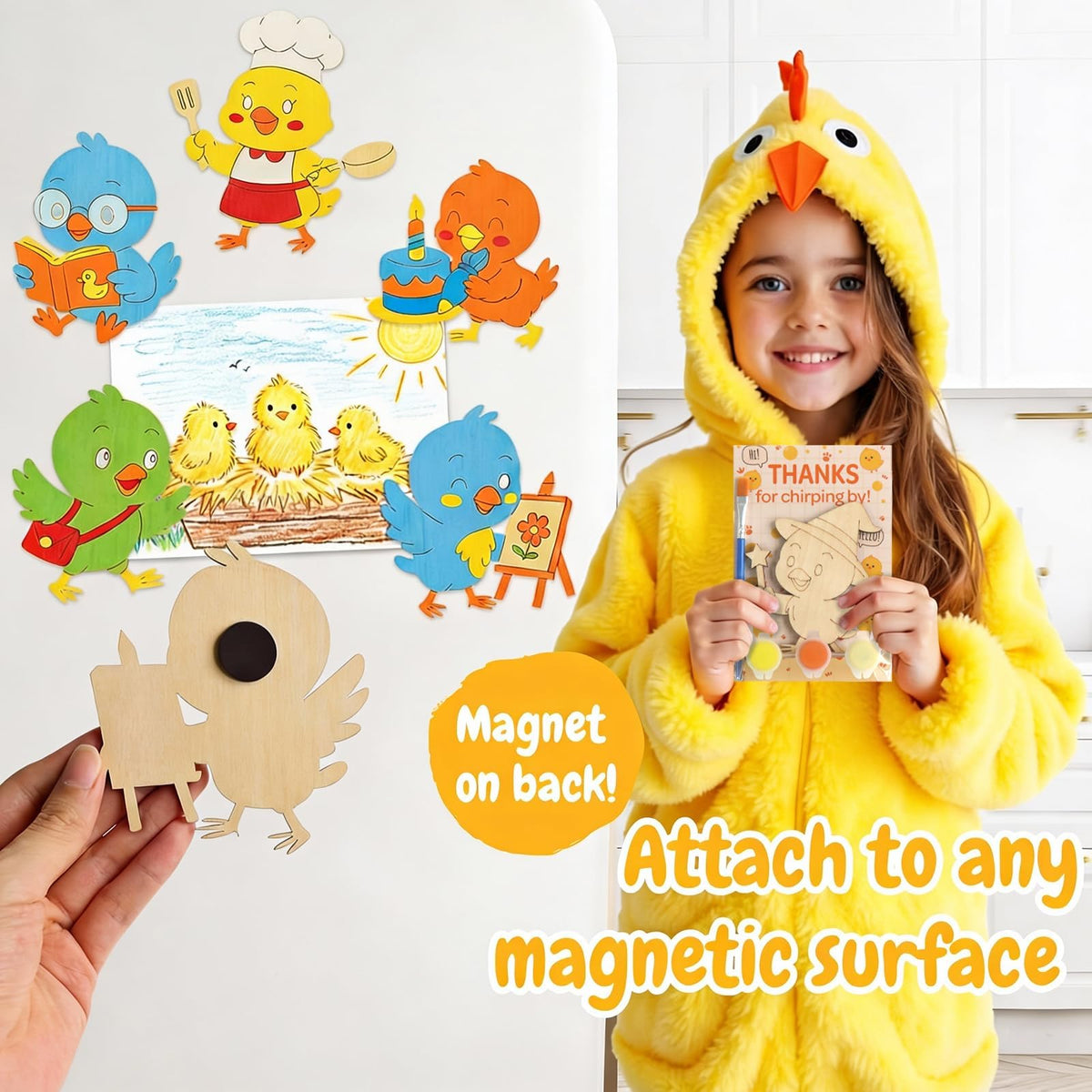 BOIKOKY Magnet Back Display lets finished magnets stick to any metal surface.