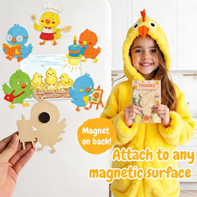 BOIKOKY Magnet Back Display lets finished magnets stick to any metal surface.