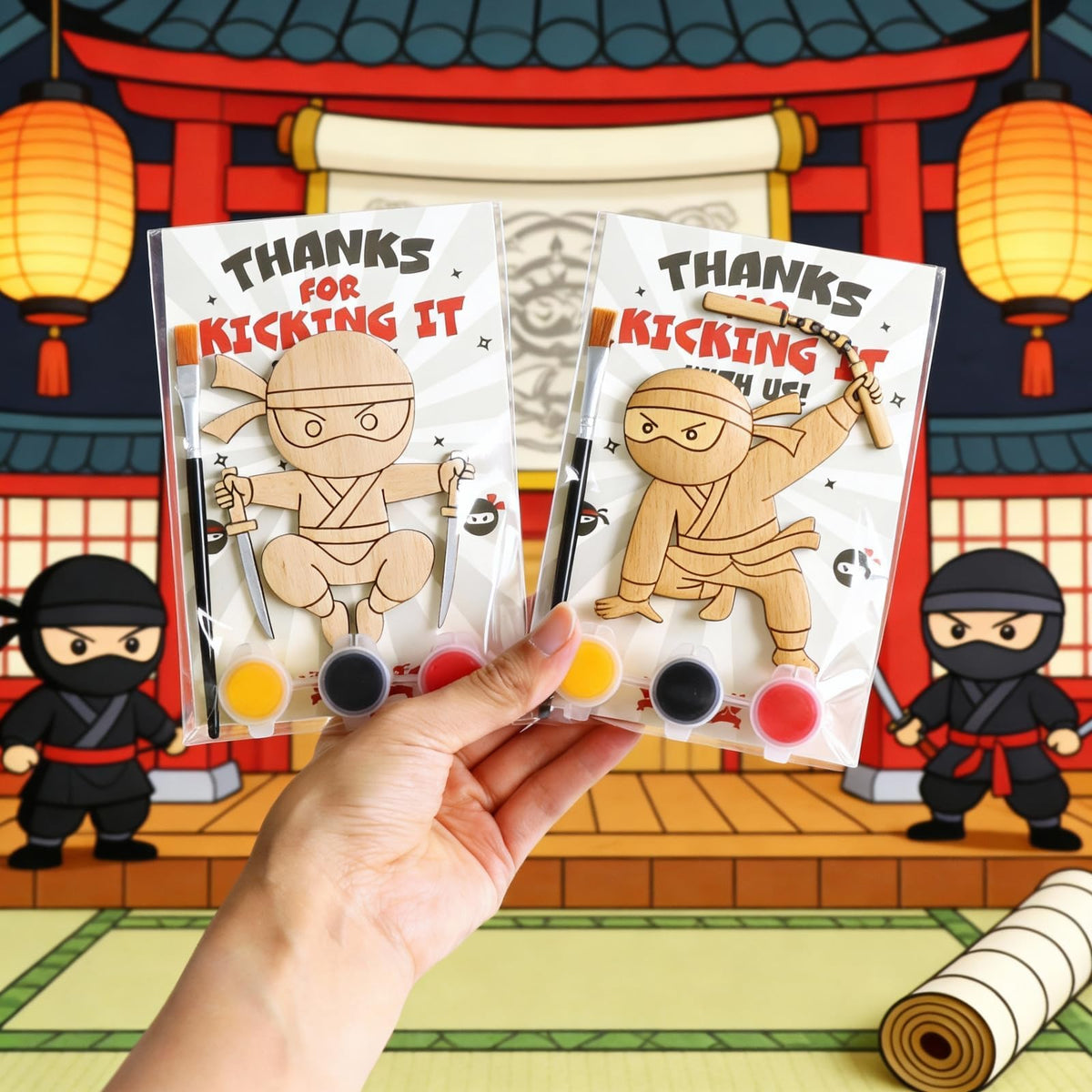 BOIKOKY Thanks for KICKING it with us card included