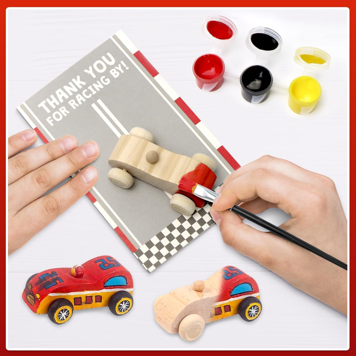 BOIKOKY paint brushes and colors inspire creative car decorating sessions
