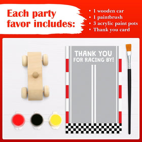 BOIKOKY paint kit components for kids to customize race cars
