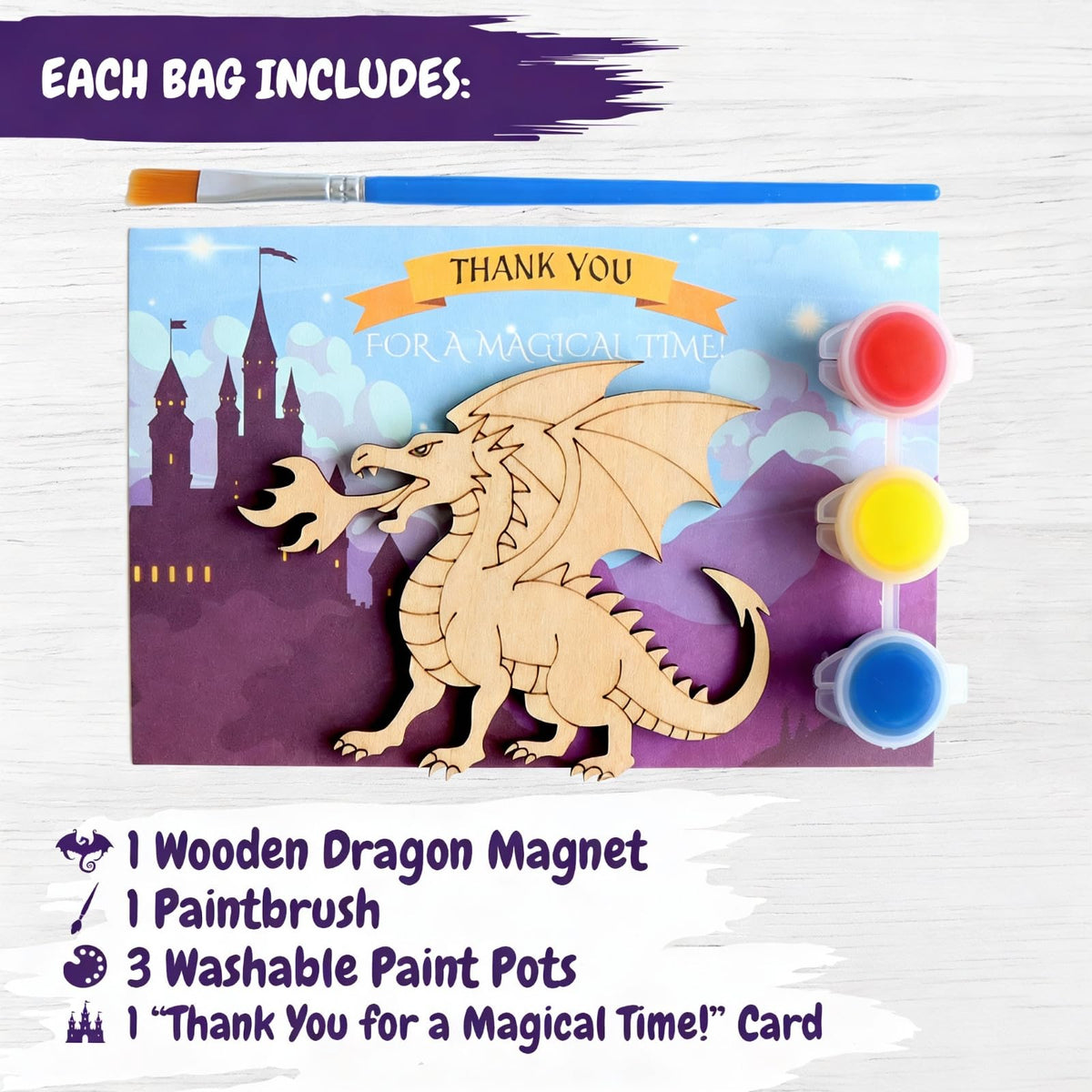 BOIKOKY paintbrush and pots — smooth color for dragon designs.