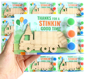 Boikoky trash-truck magnet kit ready for gifting and crafting fun