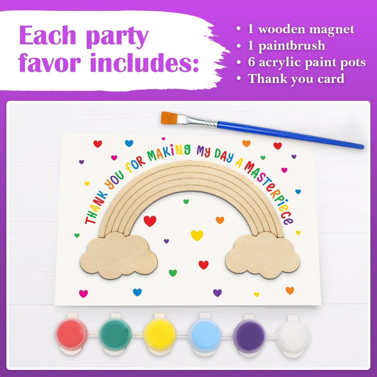 BOIKOKY unicorn party favors featuring magnetic rainbow displays