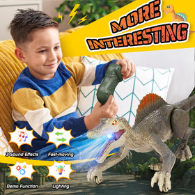 Bokigibi dinosaur toy 3D eyes for lifelike pretend play.